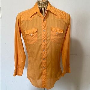 Vintage H bar C western Pearl snap shirt